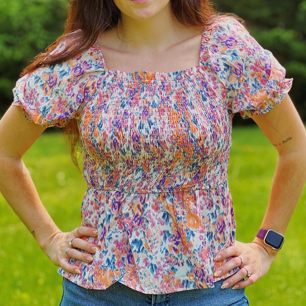 Floral Boutique Blouse